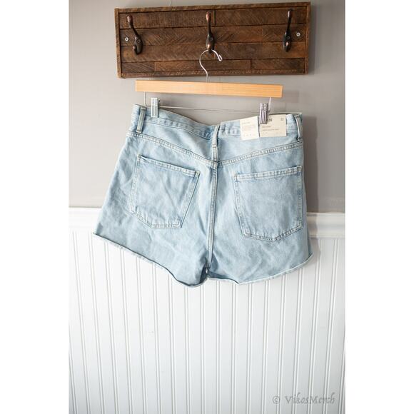 Agolde Dee Vintage High Rise Rolled Hem Shorts Size 32 - Picture 4 of 4